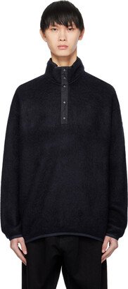 Navy Placket Sweater