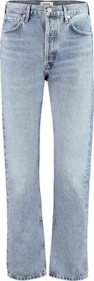 90s Straight-Leg Boyfriend Jeans