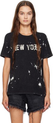 Black 'New York' T-Shirt