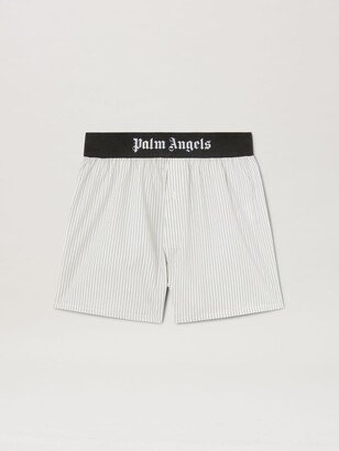 Classic Logo Striped Boxer-AA