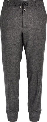 Fioroni Cashmere Wool Drawstring Trousers