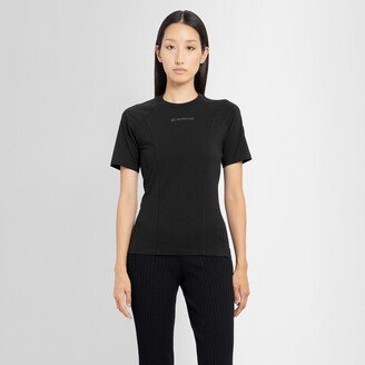 Woman Black T-Shirts-AB