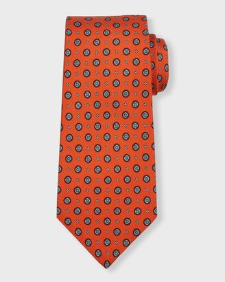 Men's Small Circles Silk Tie