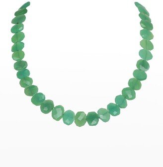 Margo Morrison Flat Faceted Gemstone Necklace, 17L