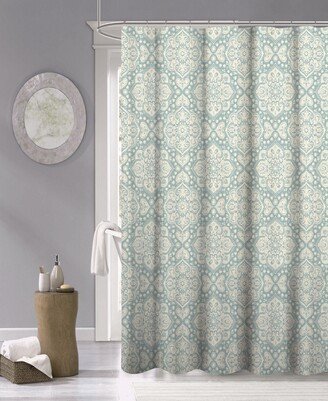 Medallion Fabric Shower Curtain, 70 x 72