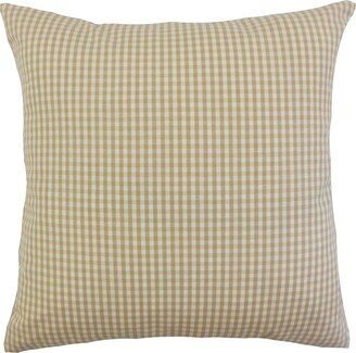 Keats Plaid Euro Sham Honey