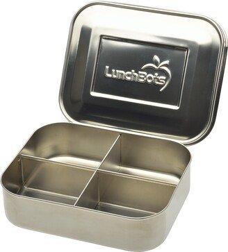 LunchBots Stainless Steel Bento Lunch Box 4 Sections