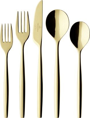 Metro Chic Dor Flatware 5 Piece Place Setting