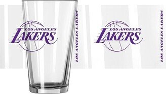 Los Angeles Lakers 16 Oz Team Wordmark Game Day Pint Glass