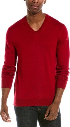 Quincy Wool V-Neck Sweater-AG