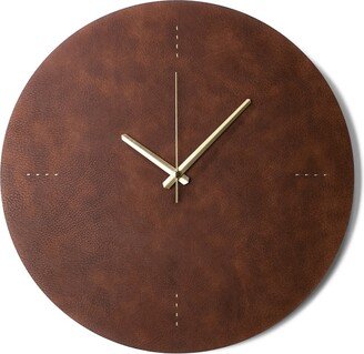 Roarcraft Minimal Wall Clock - Brown