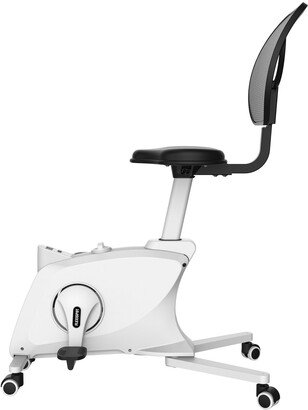 Adjustable Exercise Chair Home Office Chair Cycle Exercise Bike Sit2Go 2-in-1 Fitness Chair Desk Bike