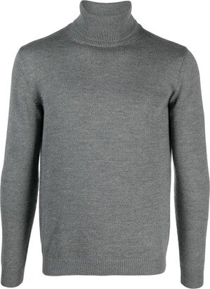 Roll-Neck Wool Jumper-AM