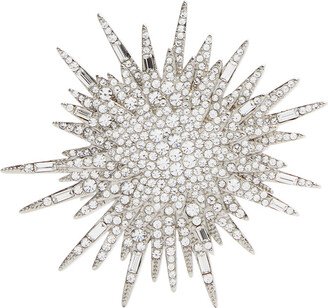 Rabanne Crystal-embellished Brooch