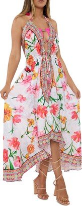 RANEES Floral Halter Dress