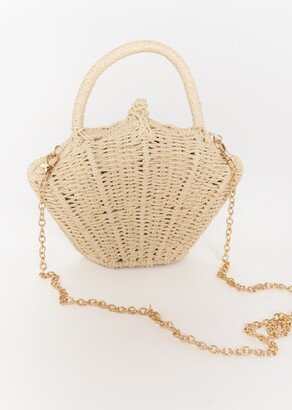 Seashell Straw Bag ~ Natural