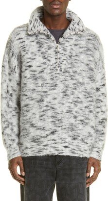 Ellis Space Dye Quarter Zip Sweater