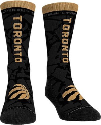 Men's and Women's Rock 'Em Socks Toronto Raptors 2022/23 City Edition Crew Socks