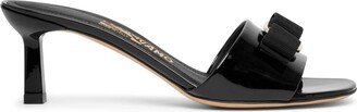 Glo 55 black patent mules