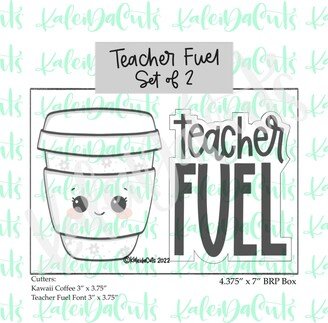 Teacher Fuel Set Of 2 Cookie Cutters