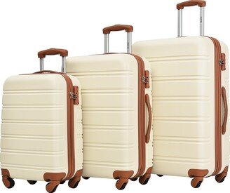 IGEMAN Luggage Expandable 3 Piece Set Hardside Spinner Suitcase with TSA Lock 20