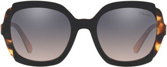 Prada Eyewear Tortoiseshell Detail Sunglasses