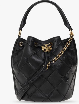 ‘Fleming Large’ Bucket Shoulder Bag - Black