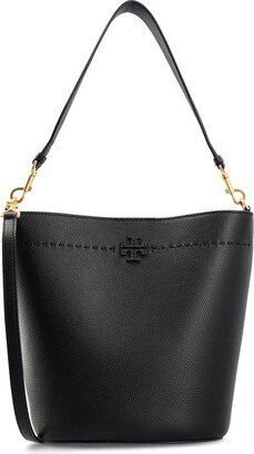 McGraw Double T Logo Plaque Bucket Bag