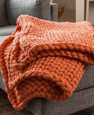 Chunky Knit Throw, 40 x 50