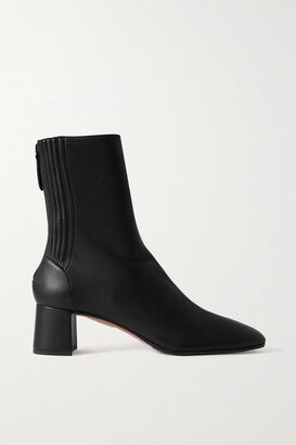 Saint Honoré Leather Ankle Boots - Black