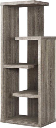 Dark Taupe Bookcase - 12 W x 18.5 D x 47.25 H