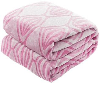 Sedona House Shaved PrintÂ Flannel Blanket, Full/Queen