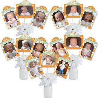 Little Pumpkin - Fall Birthday Party Or Baby Shower Picture Centerpiece Sticks Photo Table Toppers 15 Pieces