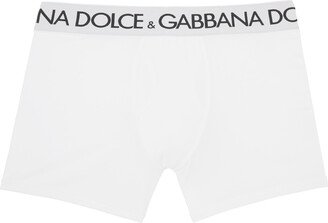 White Long-Leg Boxers