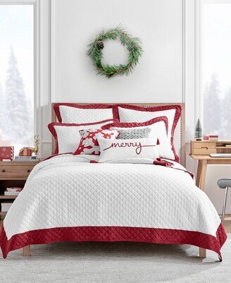 All is Bright 3 Piece Quilt Set, Full/Queen