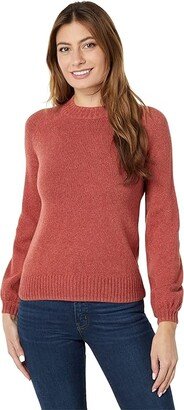 CHUP Morin Mock Neck Sweater (Dusty Cedar Heather) Women's Clothing