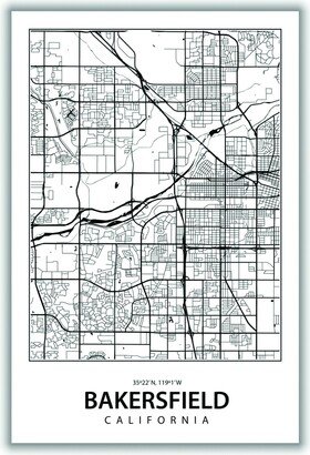 Stanley Print House Map Of Bakersfield