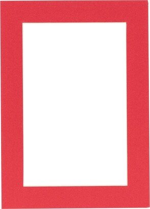 PosterPalooza 22x26 Mat Bevel Cut for 18x20 Photos - Acid Free Cardinal Red Precut Matboard - For Pictures, Photos, Framing