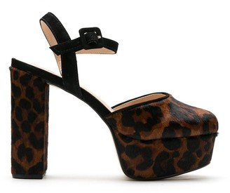 Leopard Platform Sandals