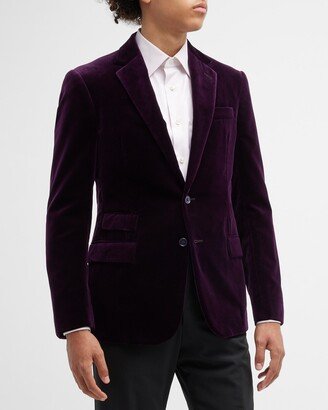 Men's Kent Single-Breasted Velvet Dinner Jacket