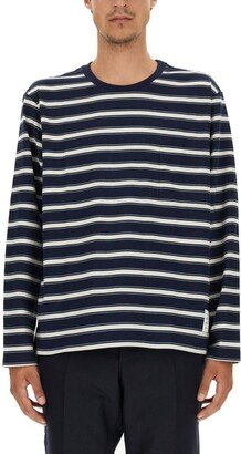 Striped Long-Sleeved T-Shirt-AB