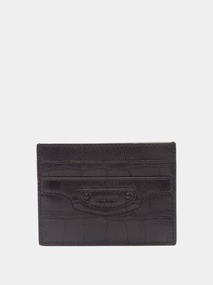 Neo Classic Croc-embossed Leather Cardholder