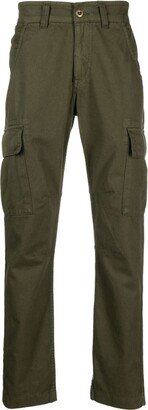 Straight-Leg Cotton Cargo Trousers-AI