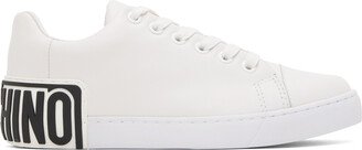 White Maxi Logo Sneakers-AA