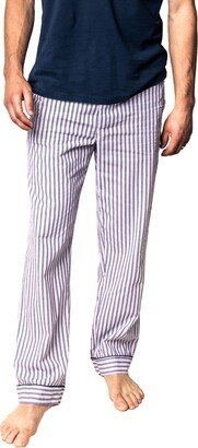 Ticking Stripe Cotton Pajama Pants