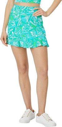 Zadora High-Rise Skort Up (Botanical Green Safari Sangria) Women's Skort