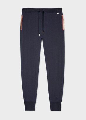 Navy Cotton Jersey Lounge Pants