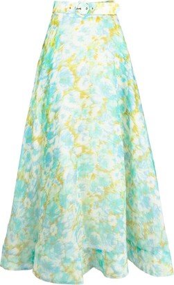 High Tide floral-print maxi skirt