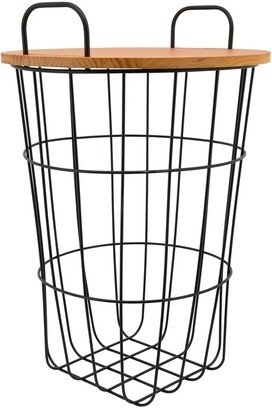 Metal 22In Storage Basket