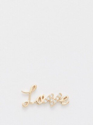 Love Diamond & 18kt Gold Charm